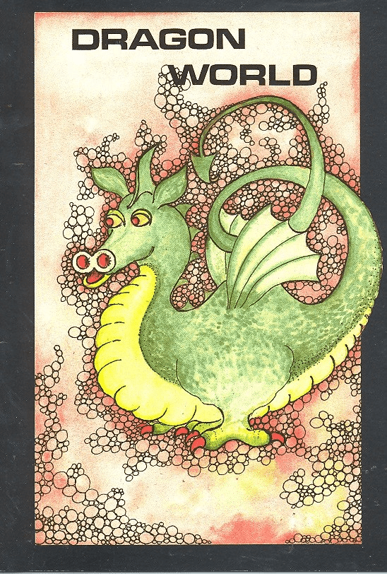 Dragonworld box art for Commodore 64